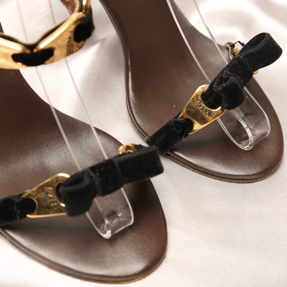 MARC BY MARC JACOBS Velvet Sandals - Picture 6 of 8